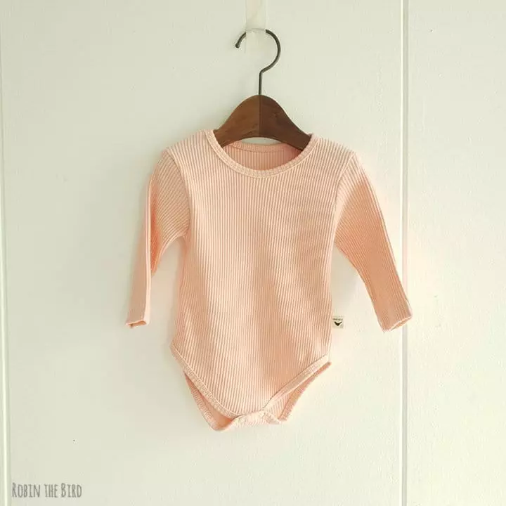 Saerobin - Korean Baby Fashion - #babywear - Bebe Rib Bodysuit - 5