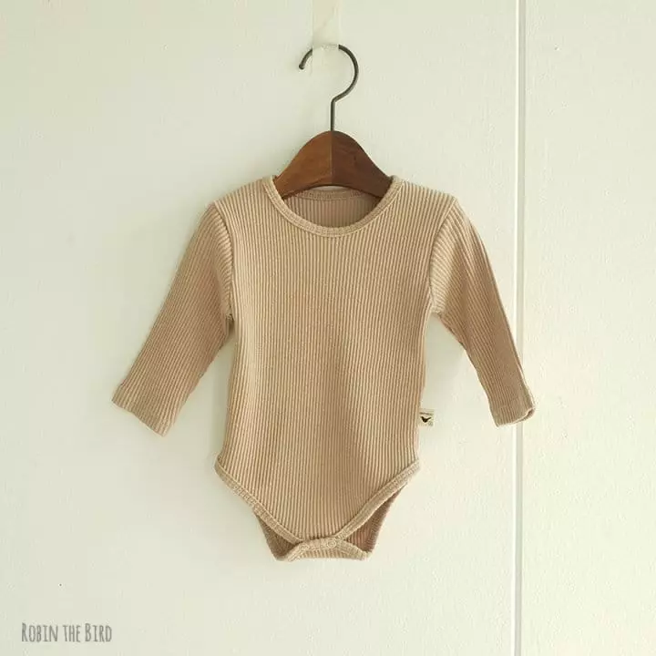 Saerobin - Korean Baby Fashion - #onlinebabyboutique - Bebe Rib Bodysuit - 6