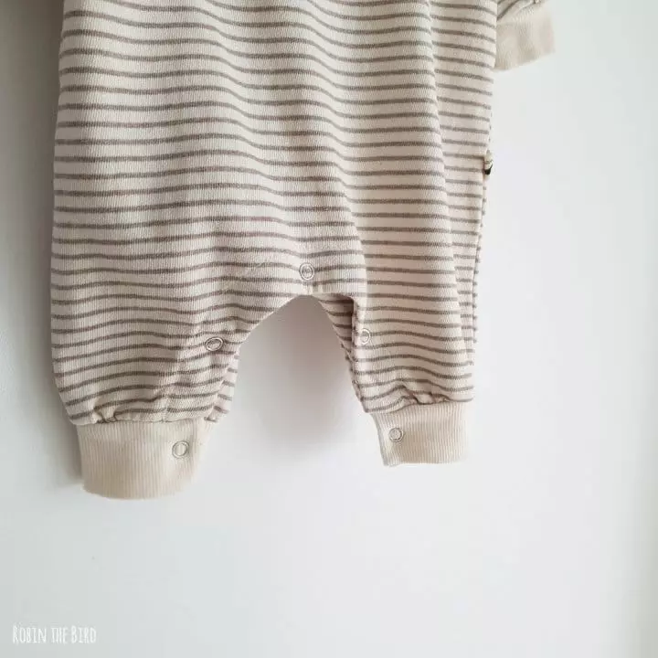 Saerobin - Korean Children Fashion - #childrensboutique - Stripes Jumpsuit - 7