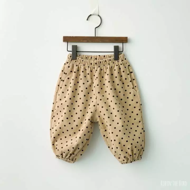 Saerobin - Korean Children Fashion - #discoveringself - Dot Rib Pants