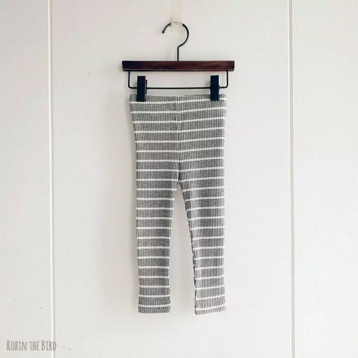 Saerobin - Korean Children Fashion - #fashionkids - Stripes Rib Leggings - 3