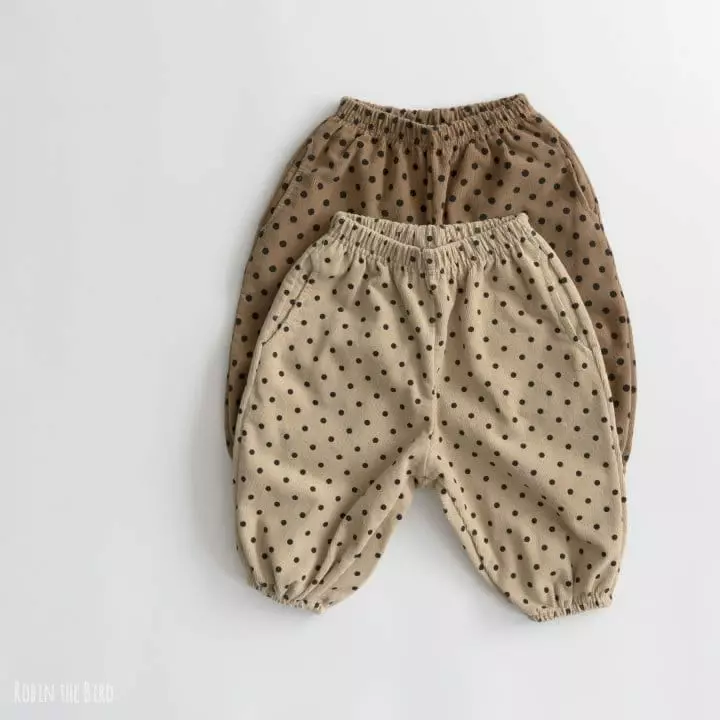 Saerobin - Korean Children Fashion - #littlefashionista - Dot Rib Pants - 7