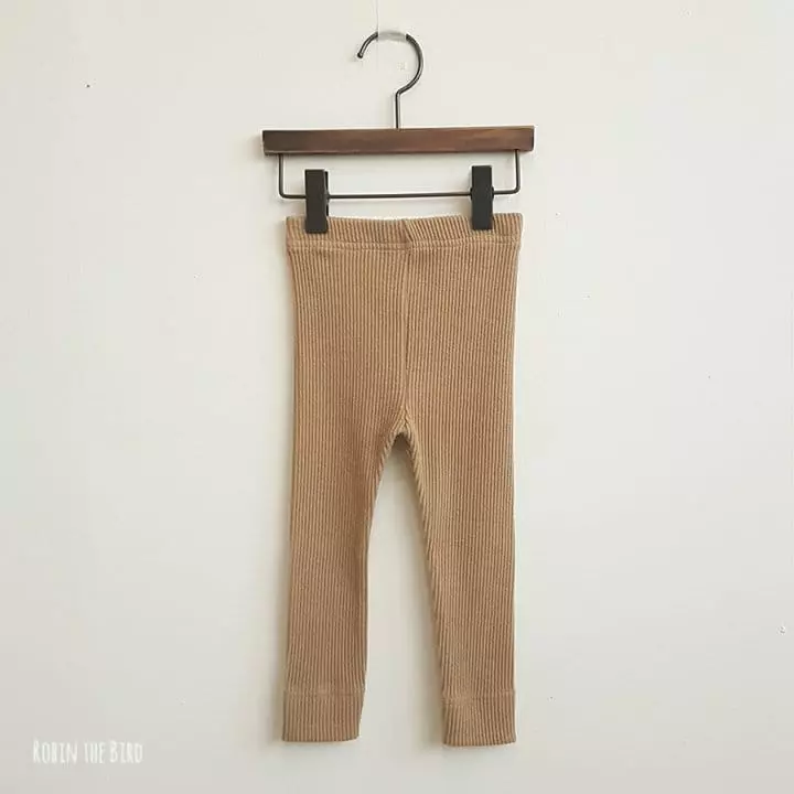 Saerobin - Korean Children Fashion - #todddlerfashion - Rib Leggings - 6