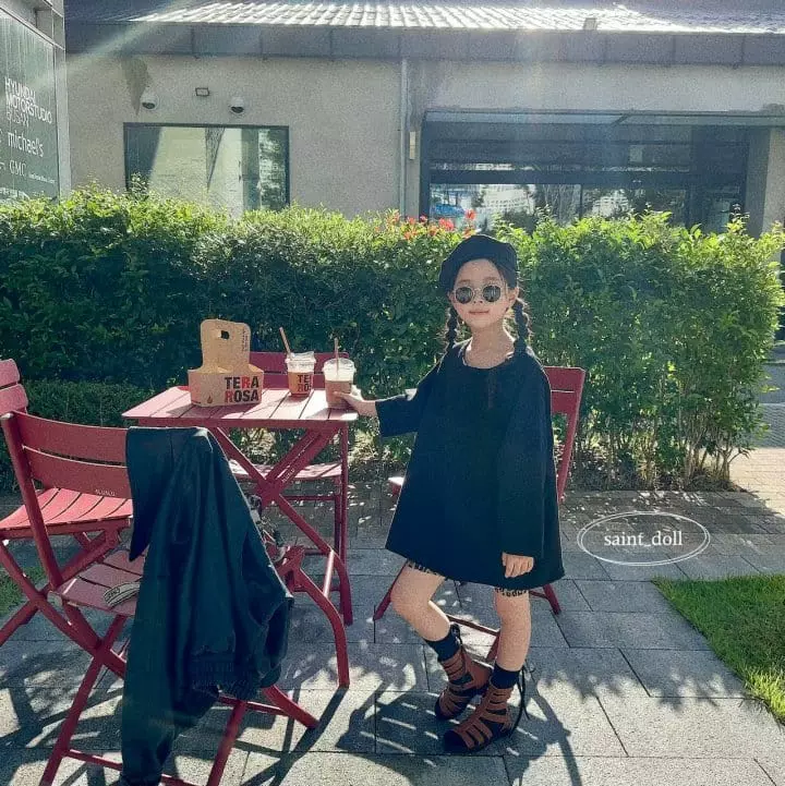 Saint Doll - Korean Children Fashion - #childofig - Back Slit Loose Tee with Mom