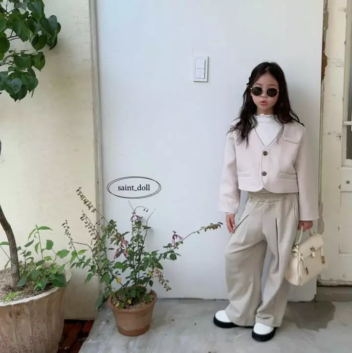 Saint Doll - Korean Children Fashion - #childofig - No Collar Jacket with Mom - 6