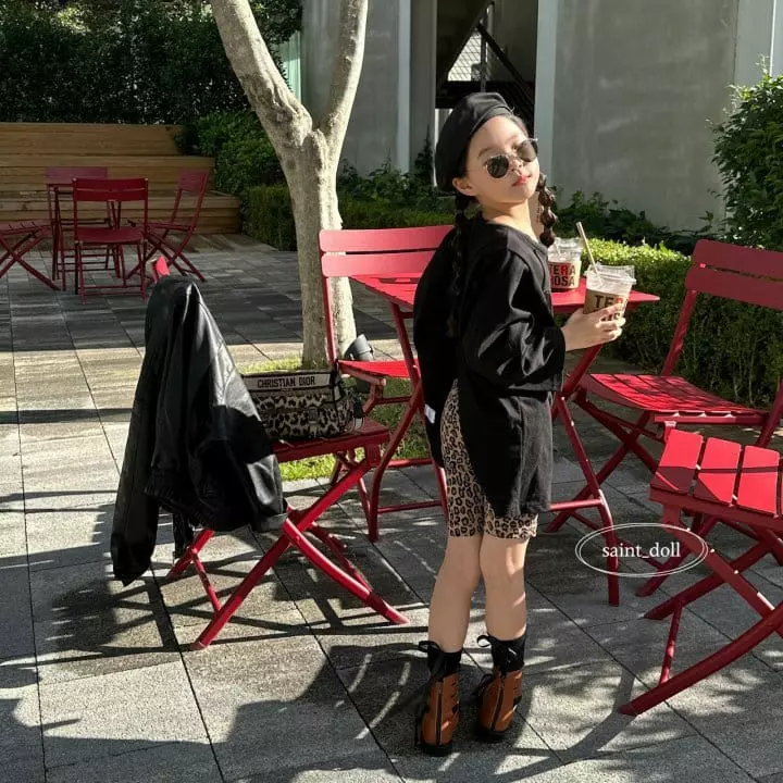 Saint Doll - Korean Children Fashion - #designkidswear - Back Slit Loose Tee with Mom - 3
