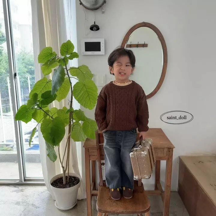 Saint Doll - Korean Children Fashion - #fashionkids - Tape Jeans - 5
