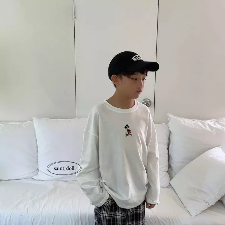 Saint Doll - Korean Children Fashion - #fashionkids - M Embrodiery Tee - 7