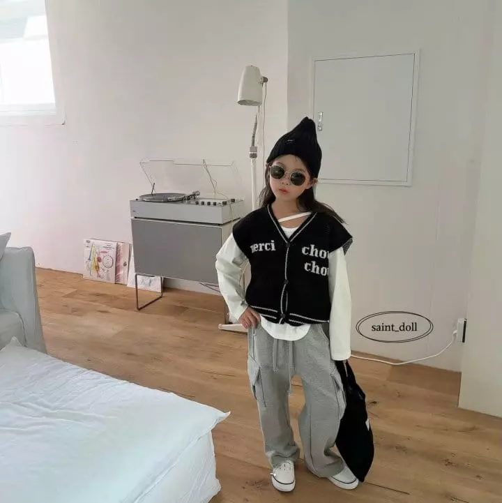 Saint Doll - Korean Children Fashion - #discoveringself - Ssasun U Neck Tee with Mom - 4