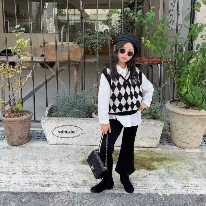 Saint Doll - Korean Children Fashion - #kidsshorts - Slit Pants - 10