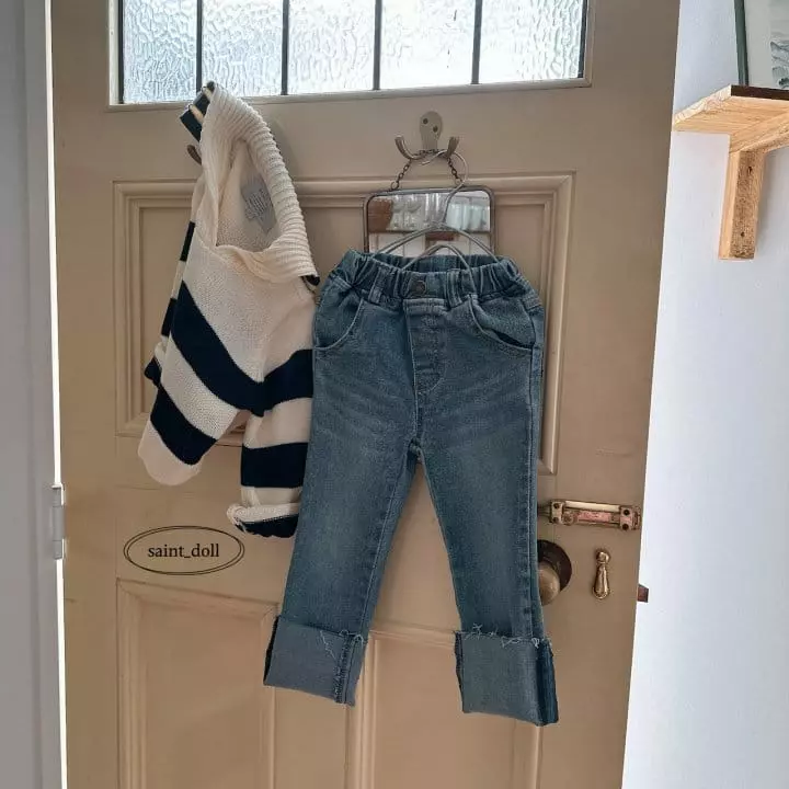 Saint Doll - Korean Children Fashion - #kidsshorts - Roll UP Acne Patns - 3