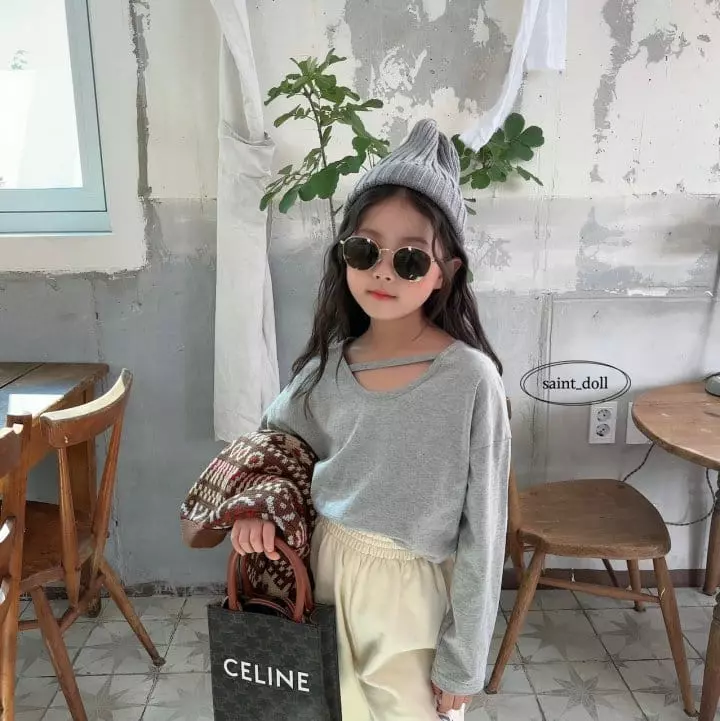 Saint Doll - Korean Children Fashion - #kidsstore - Ssasun U Neck Tee with Mom - 6
