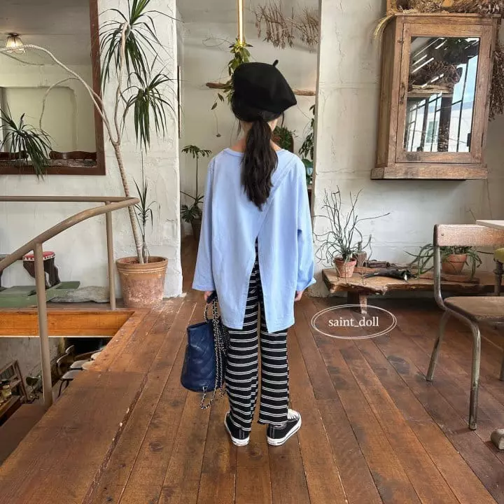 Saint Doll - Korean Children Fashion - #magicofchildhood - Back Slit Loose Tee with Mom - 11