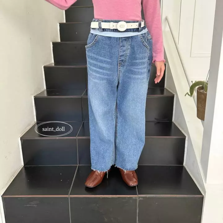 Saint Doll - Korean Children Fashion - #minifashionista - Tape Jeans - 12
