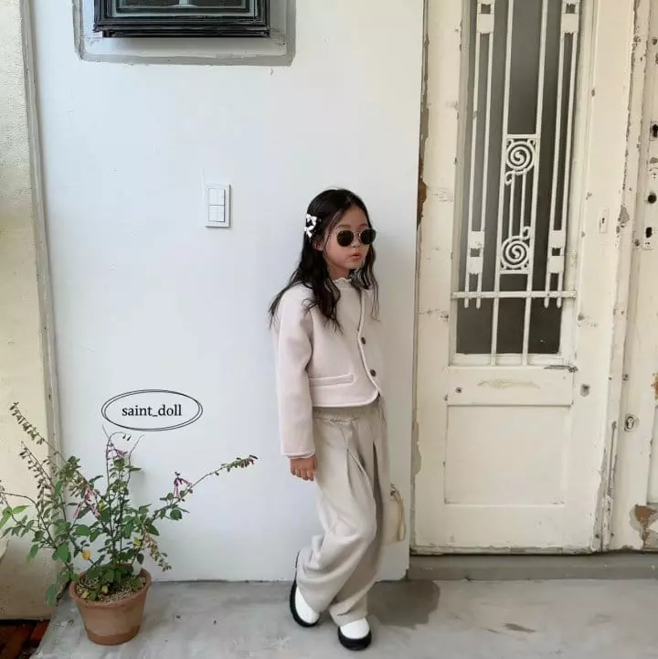 Saint Doll - Korean Children Fashion - #minifashionista - No Collar Jacket with Mom - 4