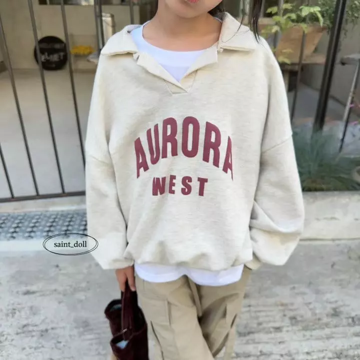 Saint Doll - Korean Children Fashion - #prettylittlegirls - Collar Sweatshirt - 3