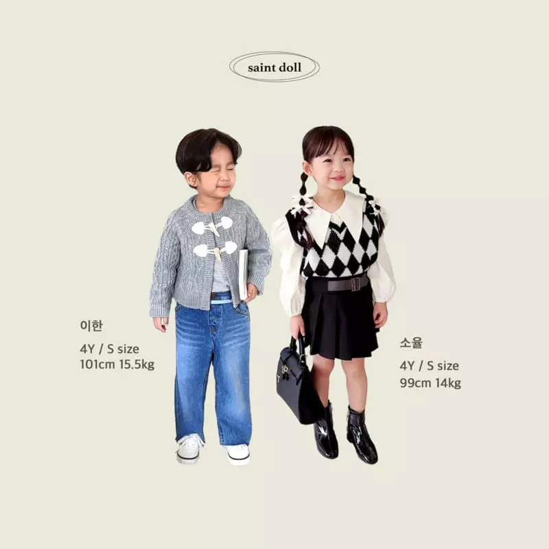 Saint Doll - Korean Children Fashion - #todddlerfashion - Roll UP Acne Patns - 11