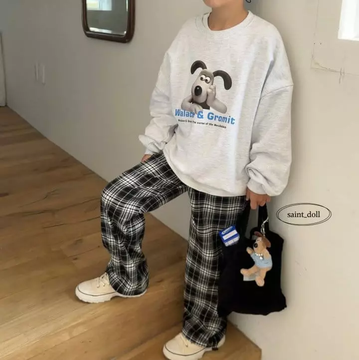 Saint Doll - Korean Children Fashion - #toddlerclothing - Check PAnts - 7
