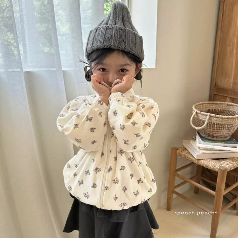 Salad Market - Korean Children Fashion - #Kfashion4kids - Rora Velvet Zip-up - 3