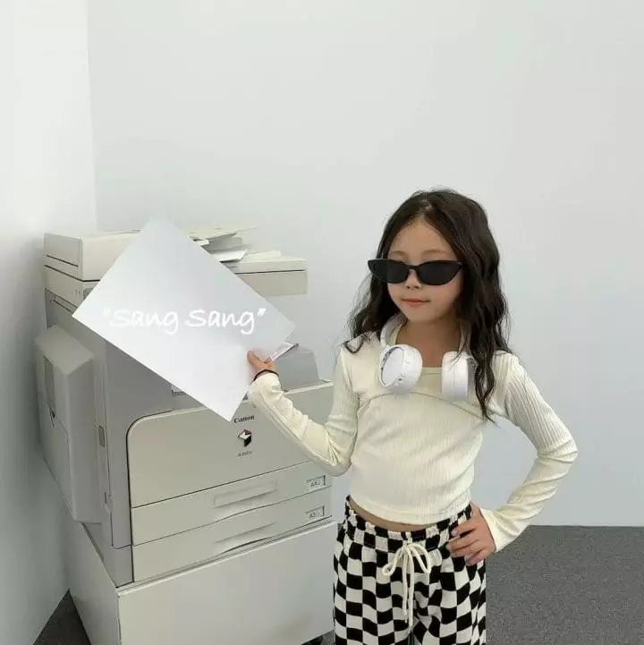 Sang Sang - Korean Children Fashion - #Kfashion4kids - Wholter Neck Tee - 8