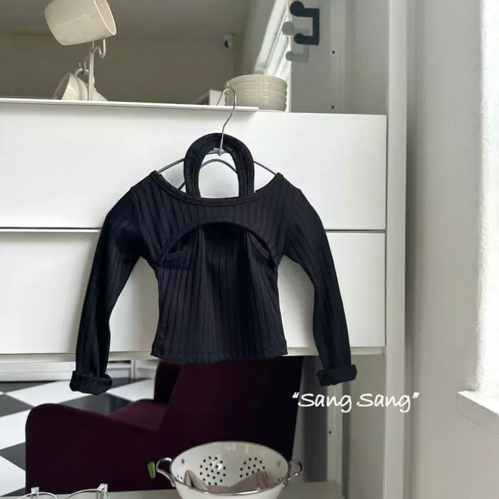 Sang Sang - Korean Children Fashion - #discoveringself - Wholter Neck Tee - 3