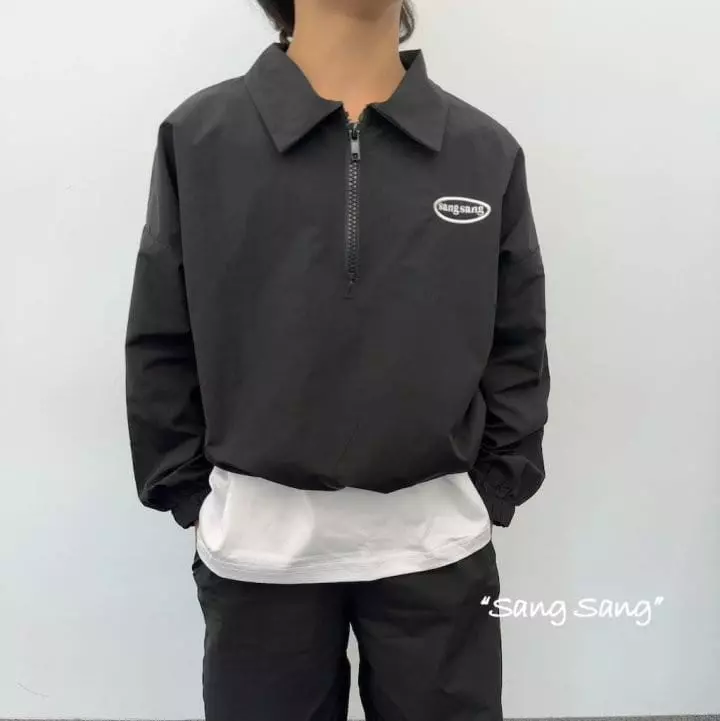 Sang Sang - Korean Children Fashion - #kidzfashiontrend - Half Zip-up Windbreaker - 6