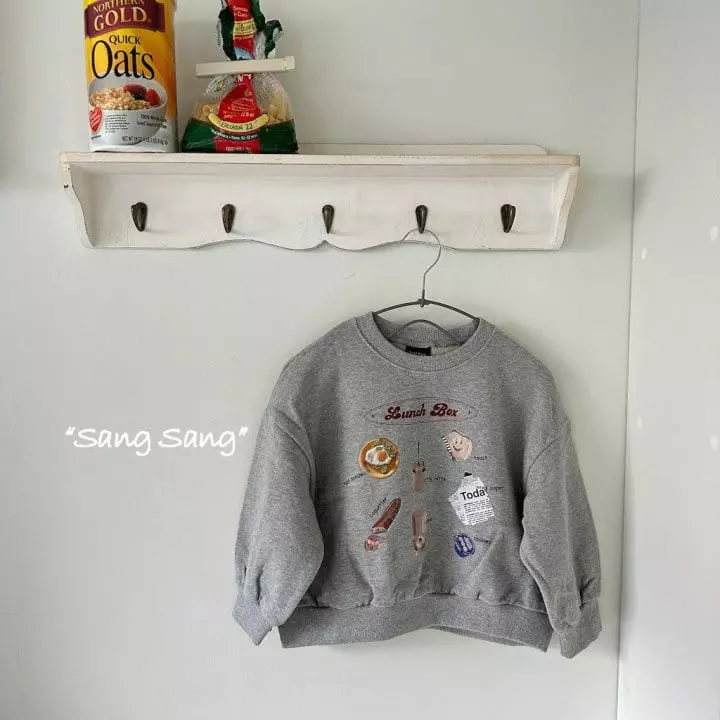 Sang Sang - Korean Children Fashion - #minifashionista - Lunch Sweatshirt - 8