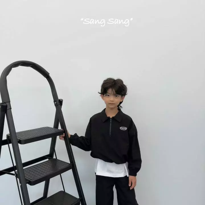Sang Sang - Korean Children Fashion - #prettylittlegirls - Half Zip-up Windbreaker - 11