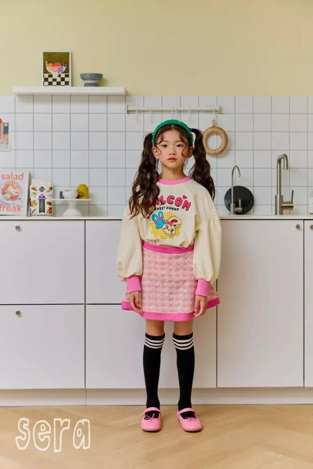 Sera - Korean Children Fashion - #childrensboutique - Rabbit Check Sweatshirrt - 9