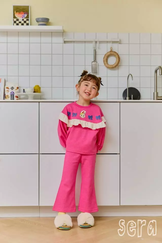 Sera - Korean Children Fashion - #discoveringself - Frill Top Bottom Set - 7
