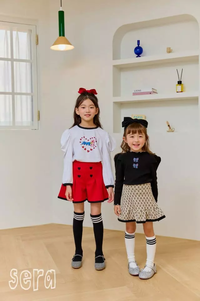 Sera - Korean Children Fashion - #discoveringself - Love Heart Tee - 2