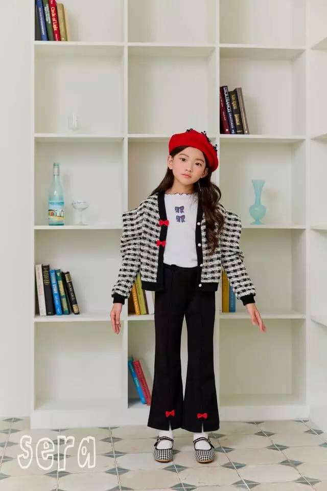 Sera - Korean Children Fashion - #kidsshorts - Blue Rib Tee - 2