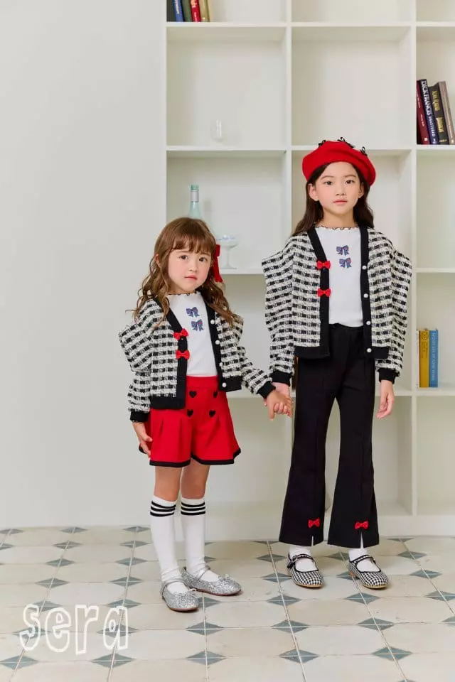 Sera - Korean Children Fashion - #kidsstore - Blue Rib Tee - 4
