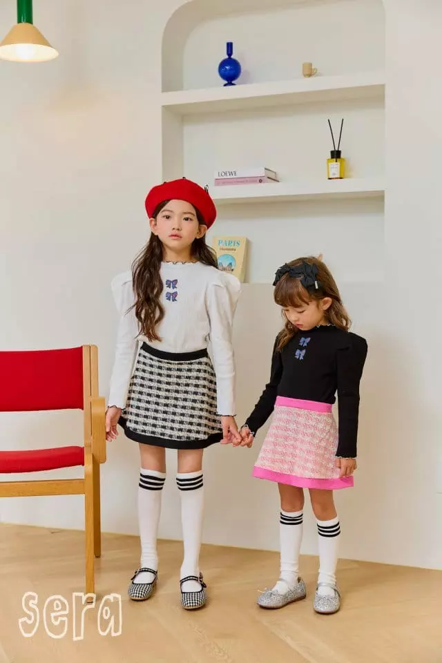Sera - Korean Children Fashion - #minifashionista - Blue Rib Tee - 8