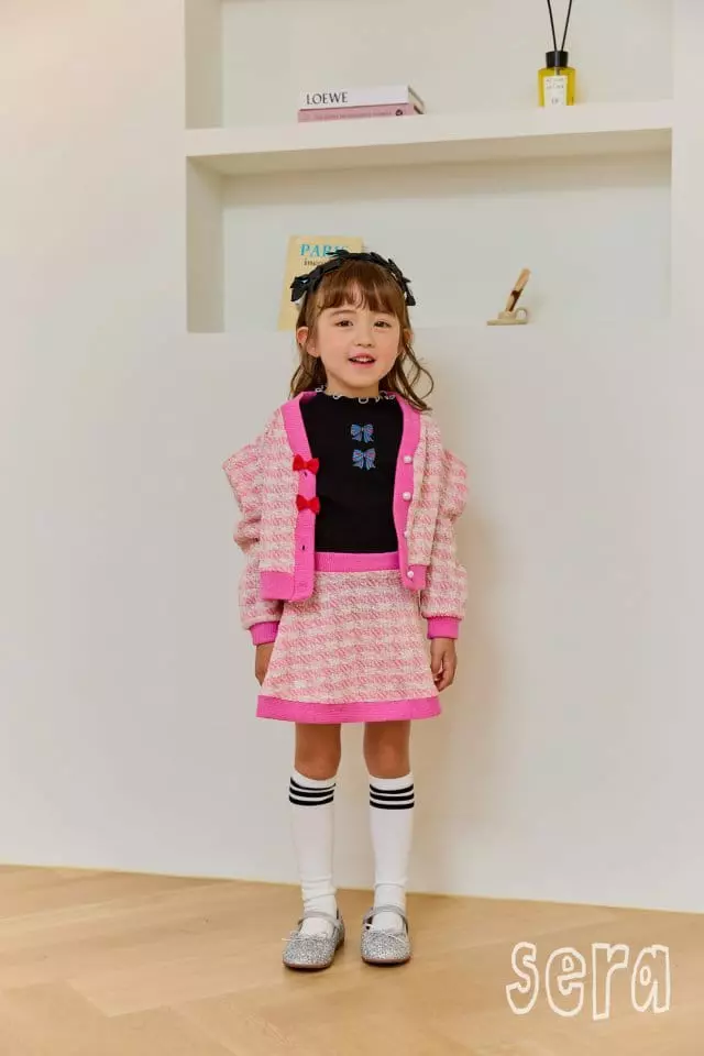 Sera - Korean Children Fashion - #minifashionista - Check Plare Skirt - 6