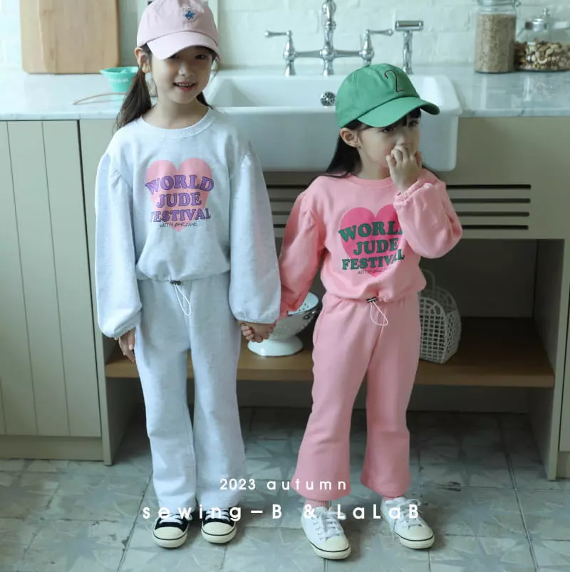 Sewing-B - Korean Children Fashion - #stylishchildhood - String Top Bottom Set - 2