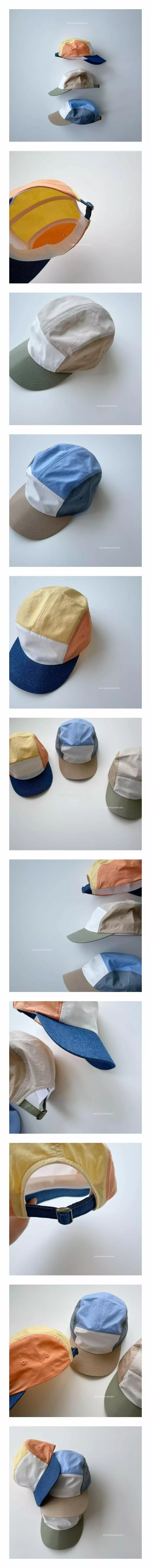 Shinseage Kids - Korean Children Fashion - #kidsshorts - Color Camp Cap
