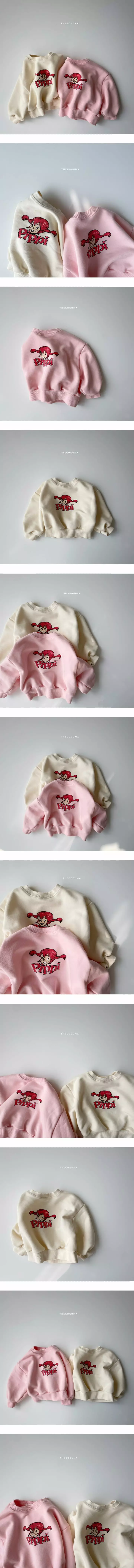 Shinseage Kids - Korean Children Fashion - #littlefashionista - Ppippi Crop Sweatshirt