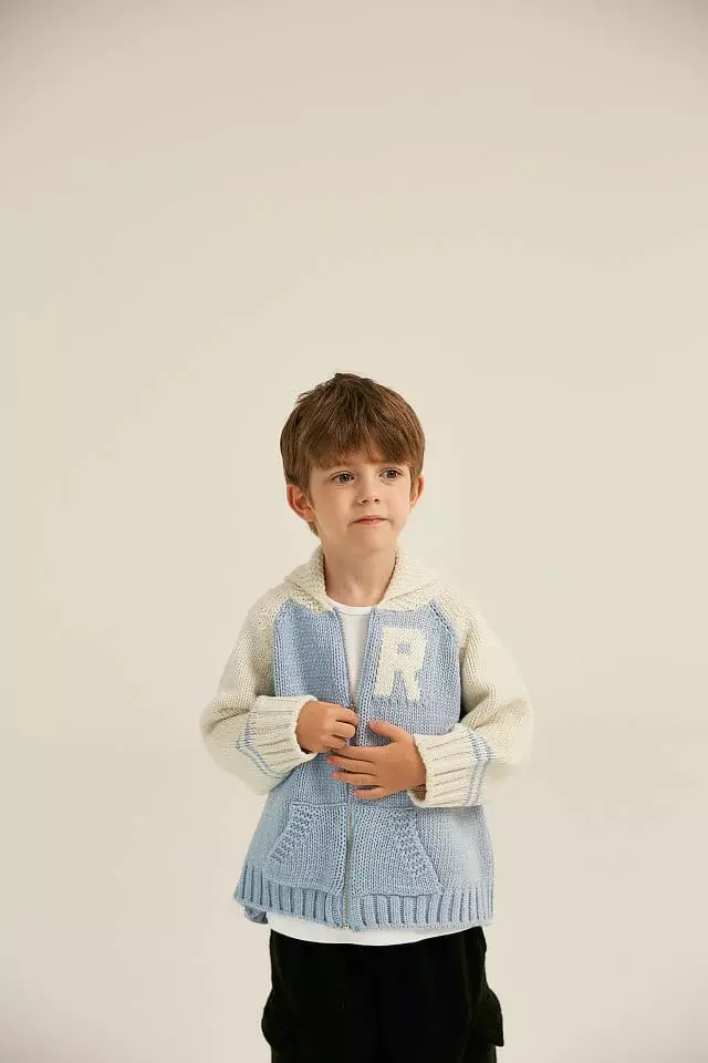 Slow B - Korean Children Fashion - #fashionkids - Raglan R Cardigan - 10
