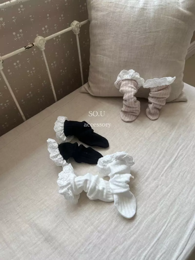 So U - Korean Baby Fashion - #babyboutique - Bebe Lace Knee Socks - 6