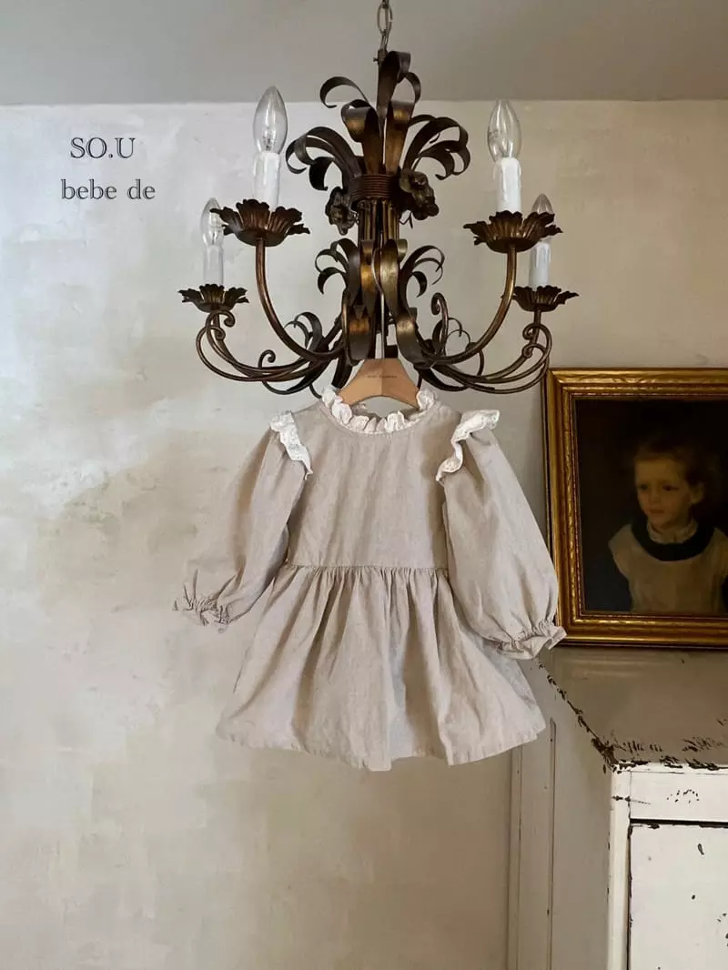 So U - Korean Baby Fashion - #babyboutique - Lace Wing Ribbon Bodysuit - 9