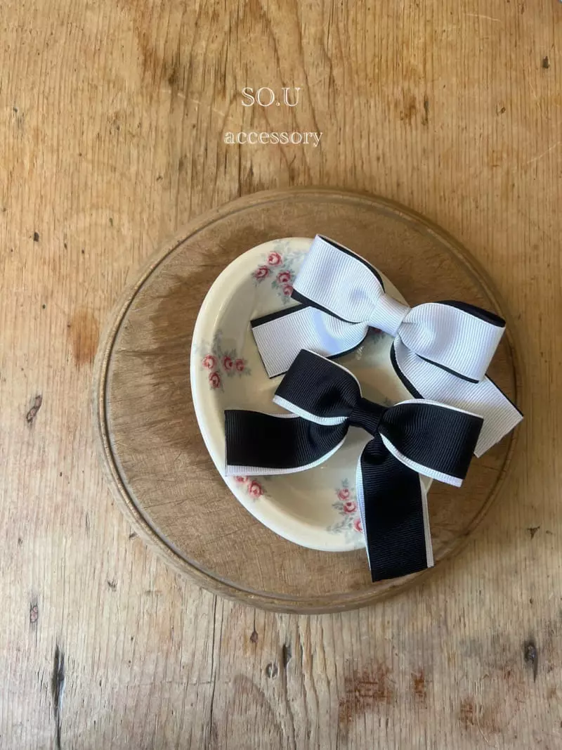 So U - Korean Baby Fashion - #babyclothing - Color Ribbon Hairpin - 6