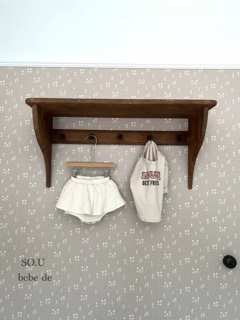 So U - Korean Baby Fashion - #babyfashion - 3 Bear Tee - 4