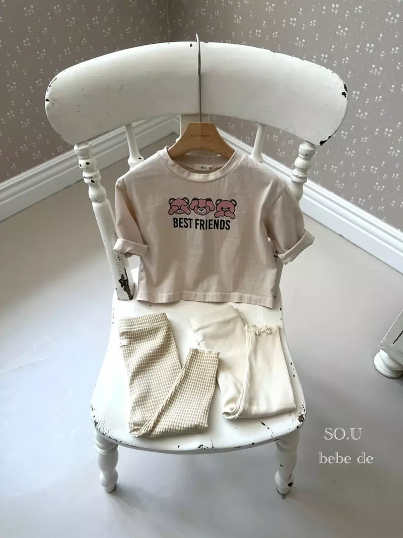 So U - Korean Baby Fashion - #babylifestyle - 3 Bear Tee - 6