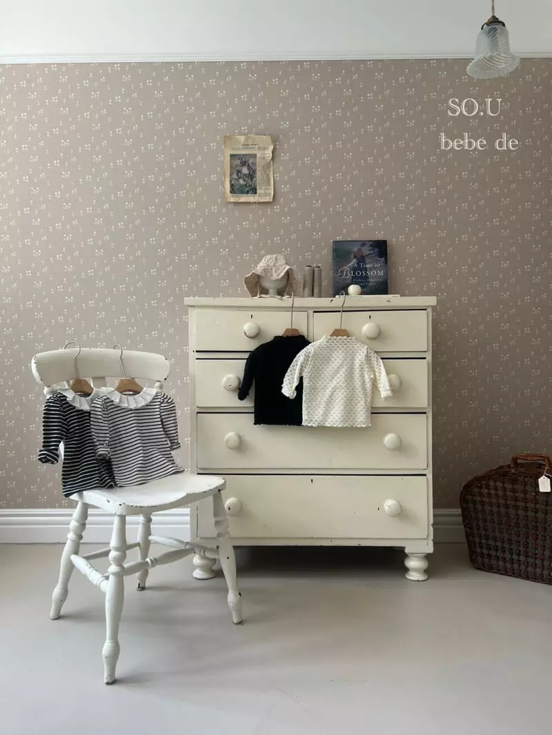 So U - Korean Baby Fashion - #babylifestyle - Knit Terry Tee - 4