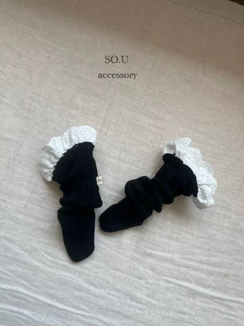 So U - Korean Baby Fashion - #babyoutfit - Bebe Lace Knee Socks - 2