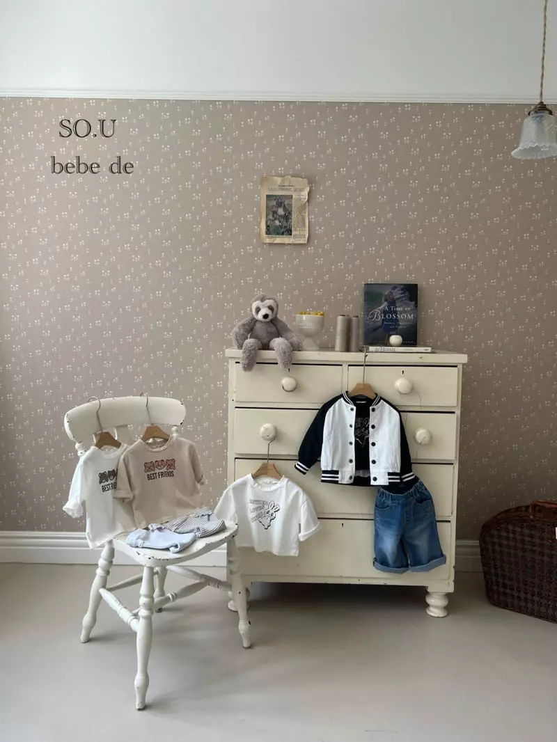 So U - Korean Baby Fashion - #babyoutfit - Bebe Baseball Jacket - 10
