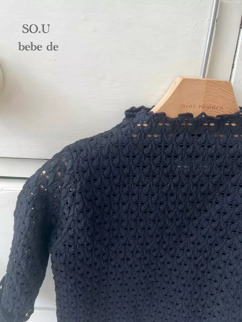 So U - Korean Baby Fashion - #babyoutfit - Knit Terry Tee - 7