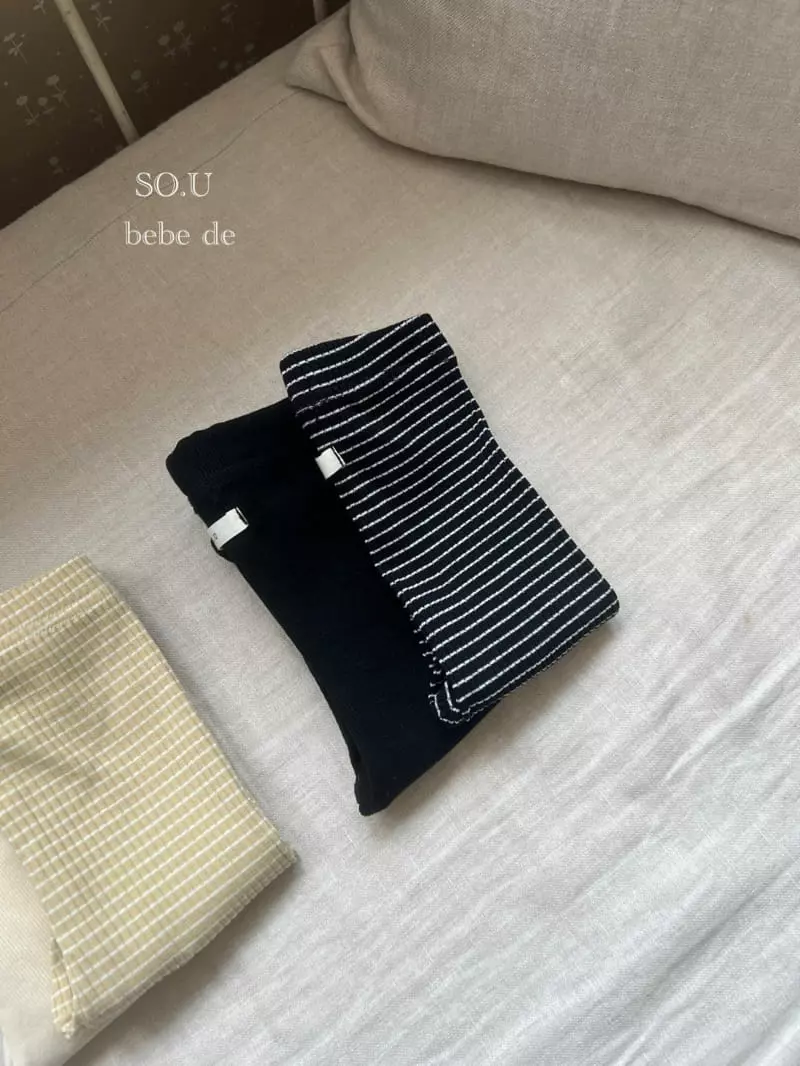 So U - Korean Baby Fashion - #babyoutfit - Leggings Set - 5