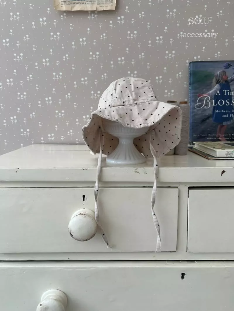 So U - Korean Baby Fashion - #babywear - Dot Bucket Hat